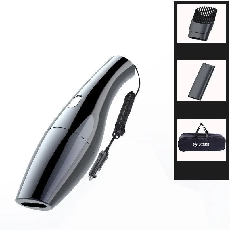 Portable wireless household vacuum cleaner black 5000Pa suction handheld