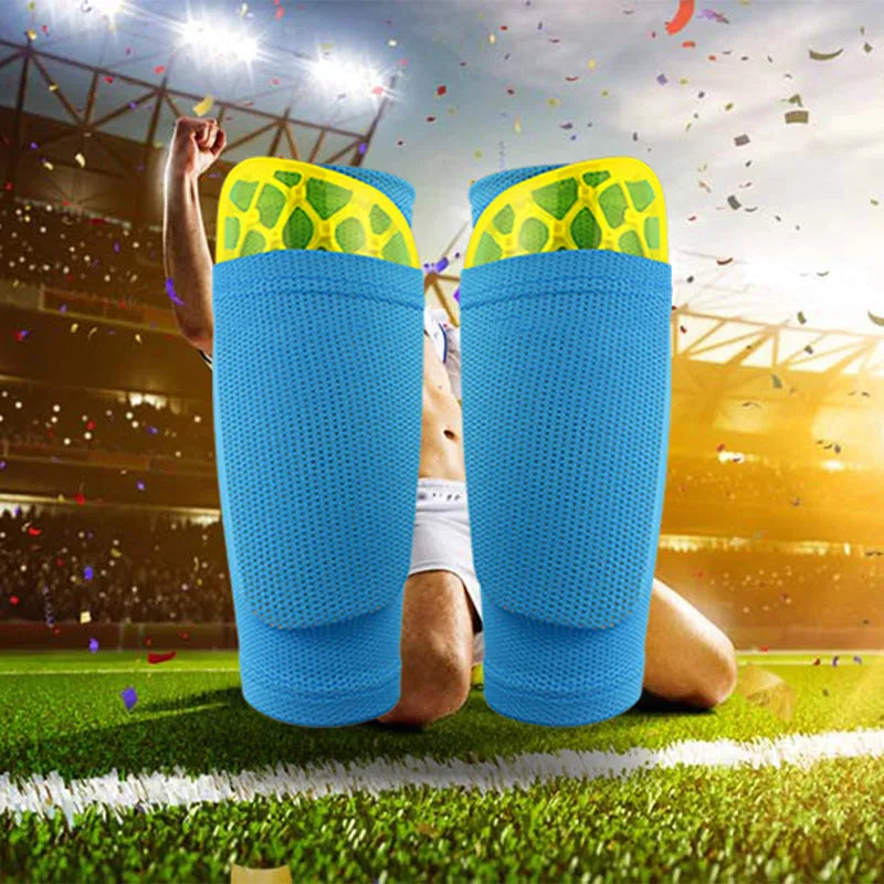 Nylon football leggings socks with pocket design, available in black, blue, green, grey, orange, white, sizes S M L.