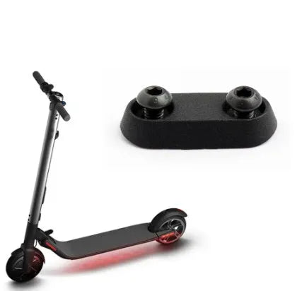 Black aluminium riser fixing latch 46x20mm for Ninebot ES electric scooter front fork connection
