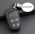 Silicone protective case for Dodge Chrysler Fiat car remote key with keychain loop