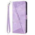 Phone case for Realme 11 5G with card holder crossbody strap in purple