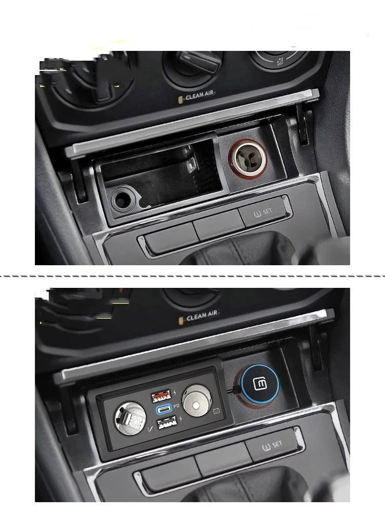 Car charger for cigarette lighter socket with QC3.0 fast charging for Android and Apple phones