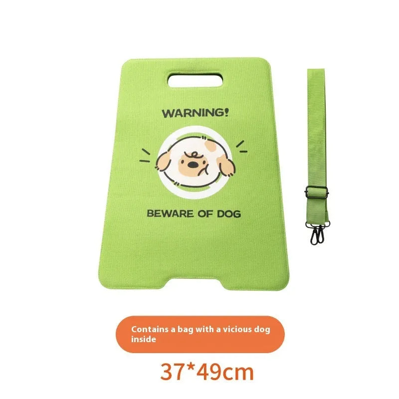 Canvas pet travel bag with breathable outlet and animal pattern for dogs and cats