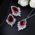AAA jewelry chain set in blue colour for bridal banquet and dinner wear