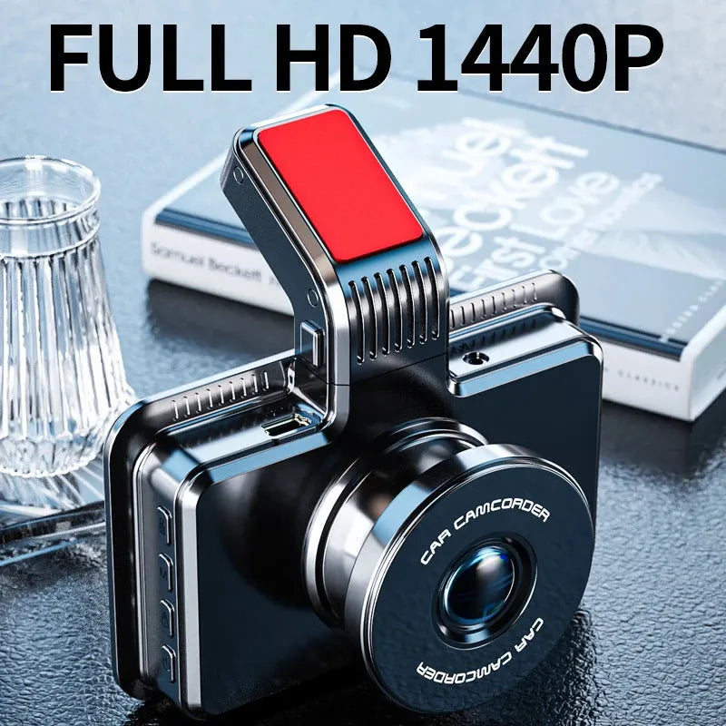 3-inch HD car DVR dashboard camera with dual lens for front and back vehicle recording