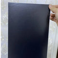 A4 matte black PVC self-adhesive printing label sheets in fine sand finish, 50 sheets per pack