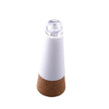 White rechargeable LED luminous bottle cap cork light for holiday decoration.