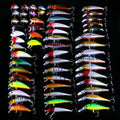 HENG JIA 56-piece fishing lure bait kit with road sub baits and false baits