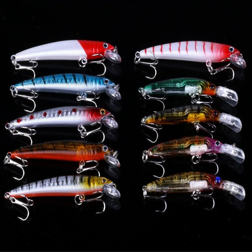 HENG JIA 56-piece fishing lure bait kit with road sub baits and false baits