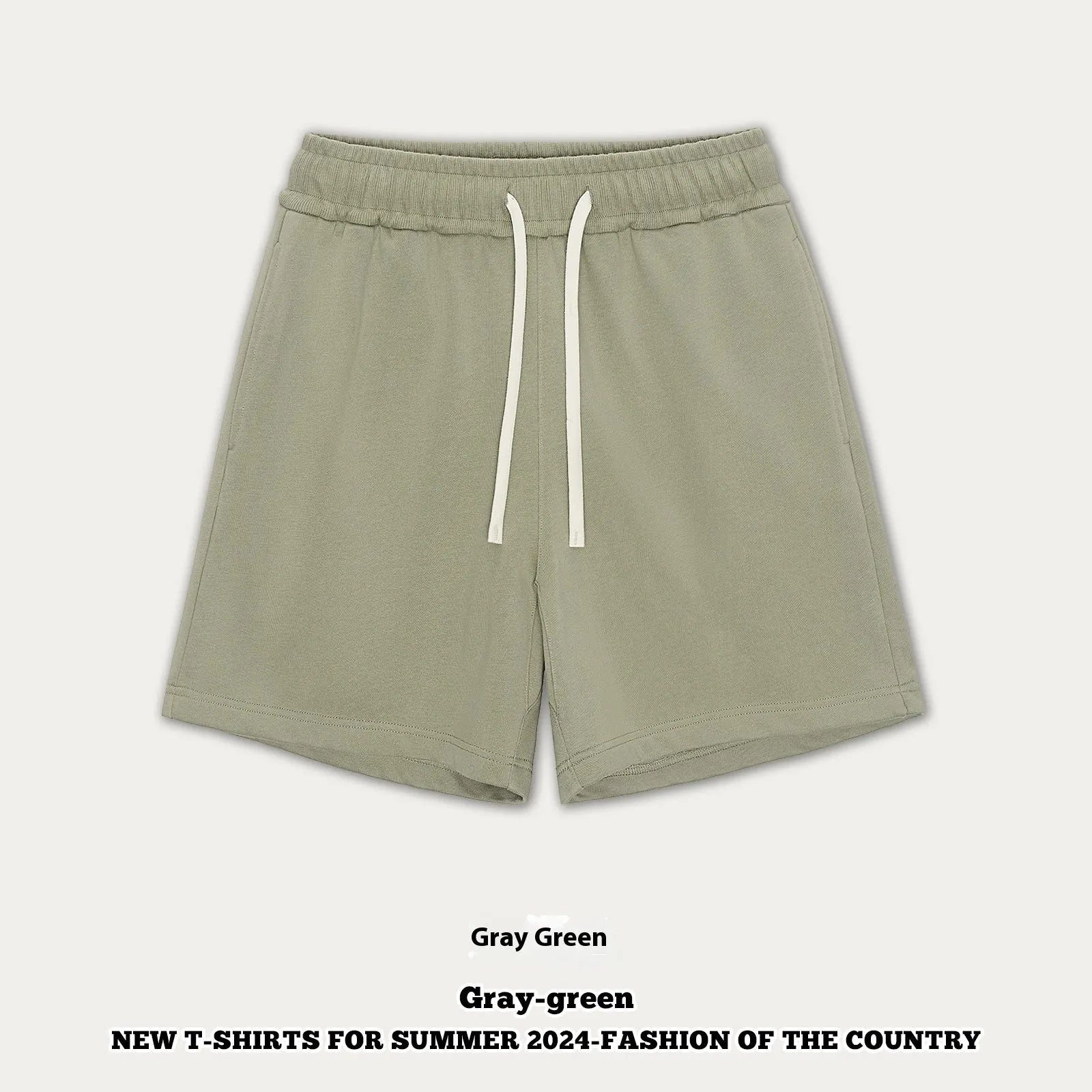 Cotton denim summer shorts for baby boy or girl in loose fit with five colour options