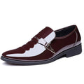 Men's casual wild shoes in artificial PU leather, black colour, lace-up design, side view