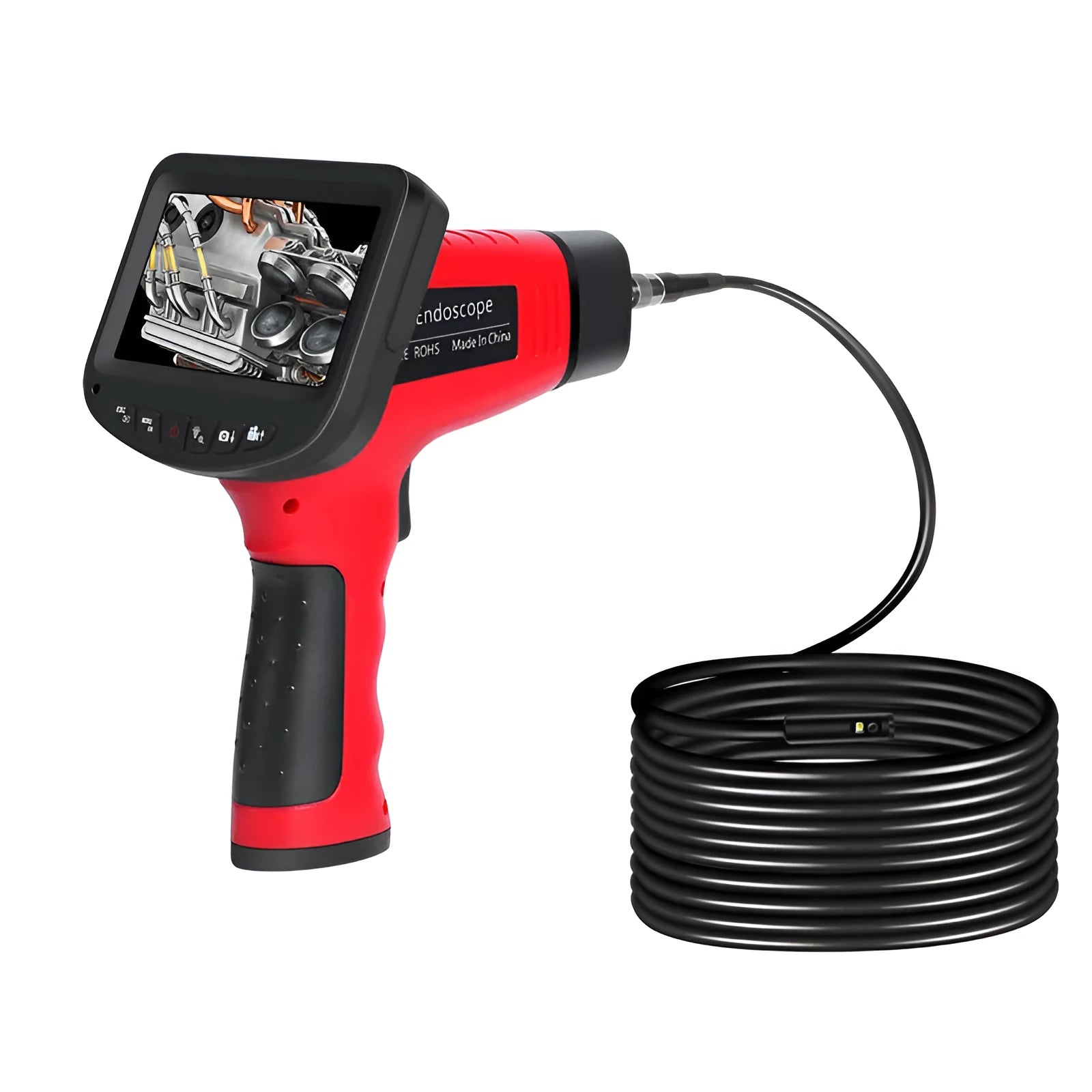8.5mm diameter dual-lens endoscope inspection camera with cable options