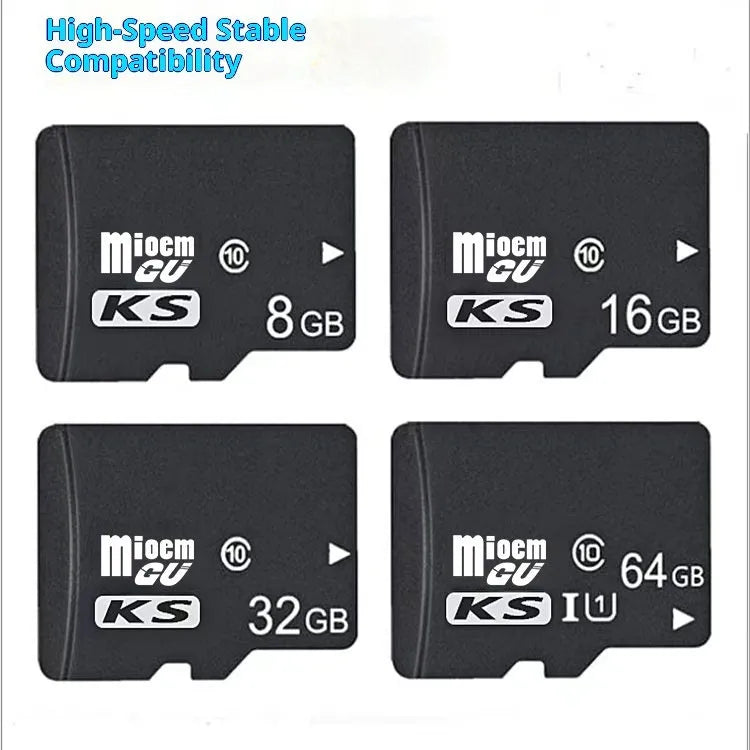 Black 32GB C10 high-speed TF memory card for mobile phone, camera, SLR, monitoring and driving recorder use