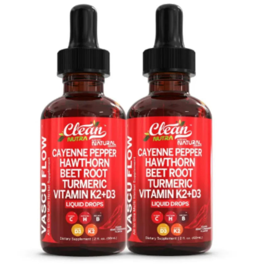 Vitamin D3 K2 Hawthorn Fruit supplement liquid drops in 60ml bottle with dropper