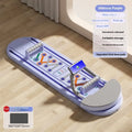 Multifunctional foldable supine board in glacier gray with smart APP for home ab and shoulder workouts