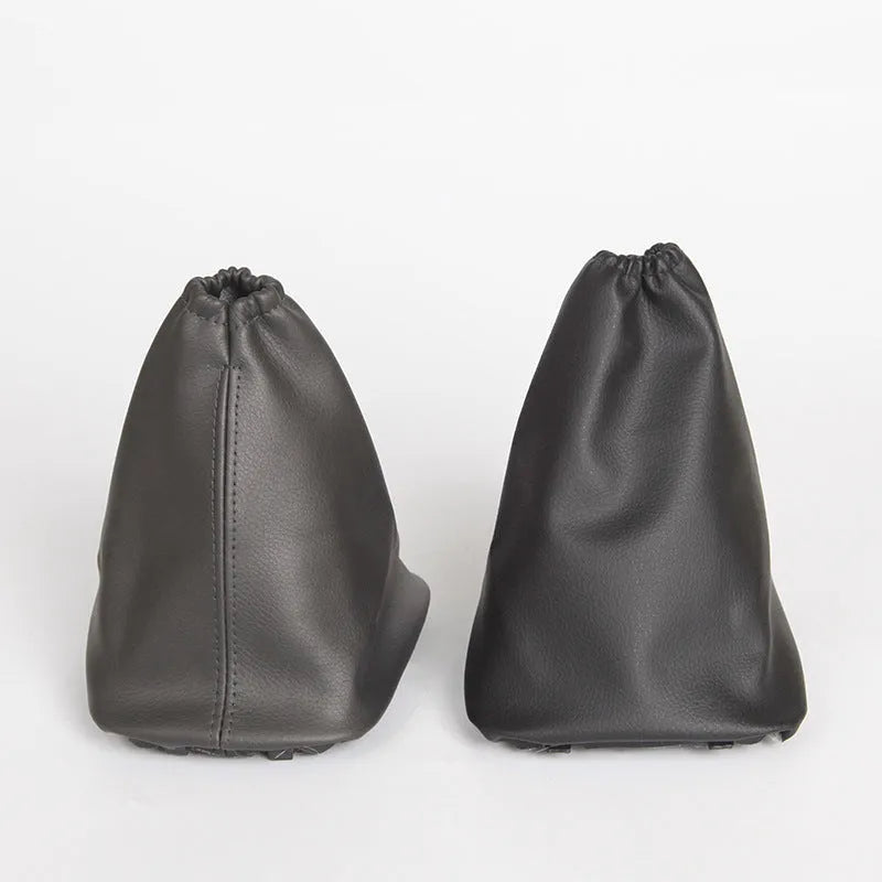 Black PU leather dust cover for Toyota Corolla gear shift lever.