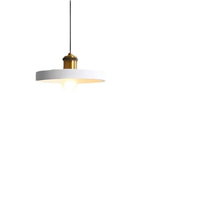 Simple iron chandelier droplight in Nordic style for dining table, bar, bedroom, and bedside