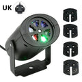 Indoor pattern snowflake light KD04 black 4W LED flash graphic effects IP44
