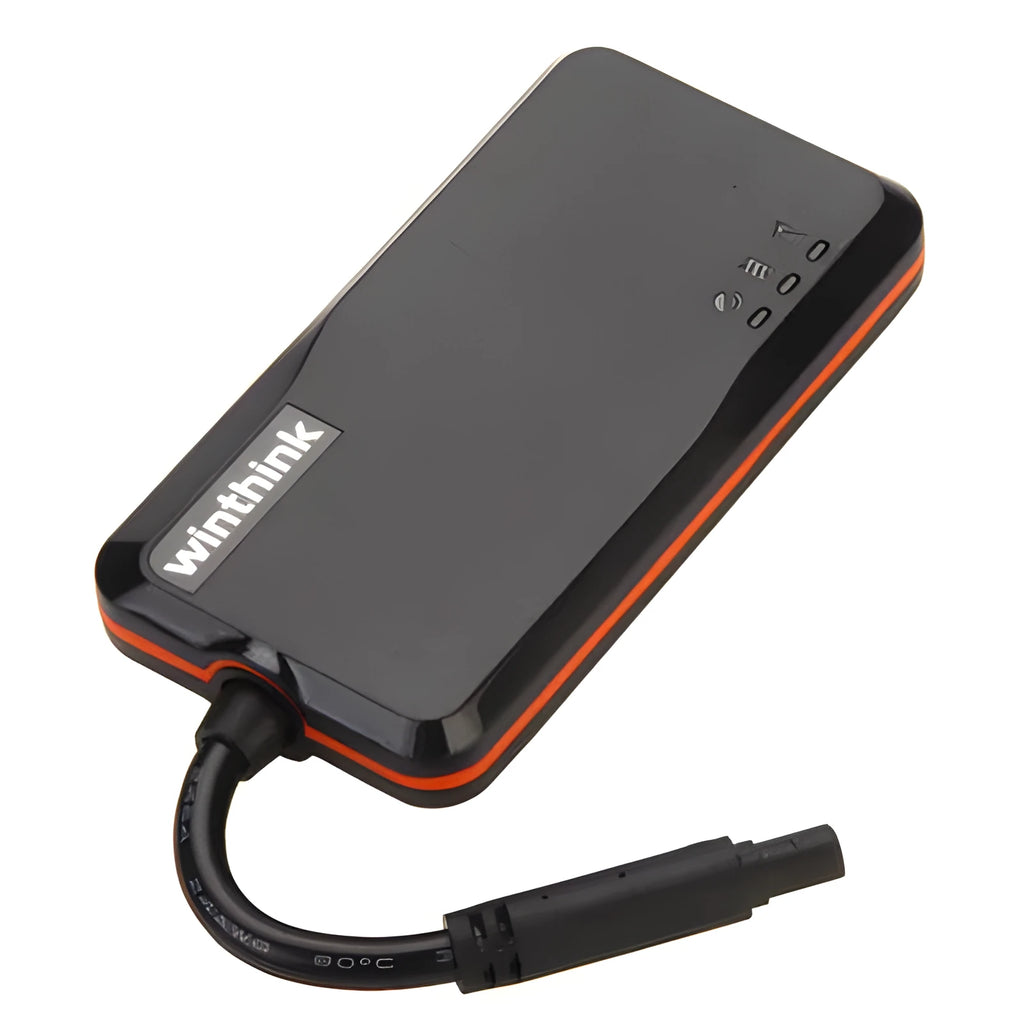 Black ABS Beidou GPS locator 78x41x12mm with built-in antenna and 48-hour polymer battery