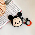 Cartoon wave point silicone back cover for AirPods 1 and 2 in Mickey design