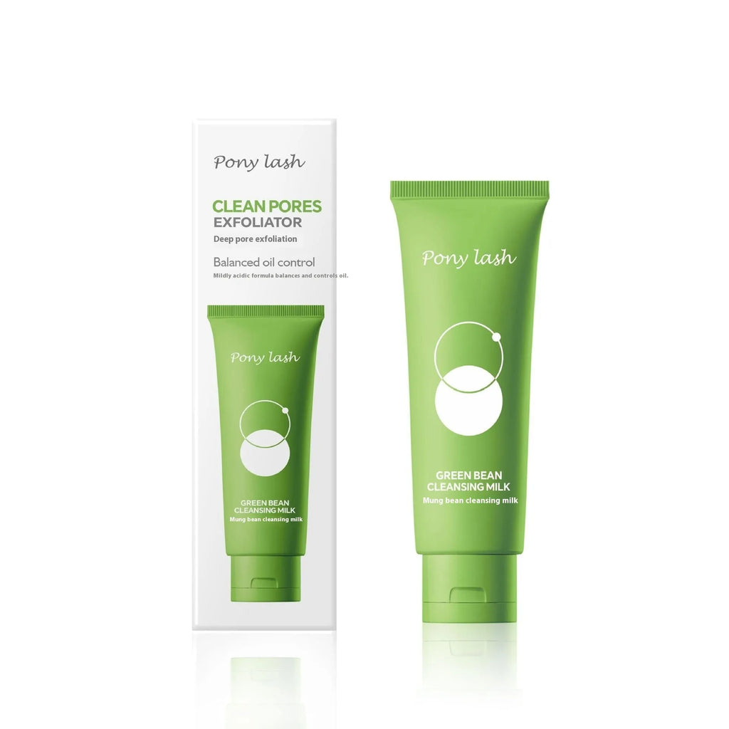 Deep Cleansing Mung Bean Facial Cleanser 80ml moisturising formula white bottle