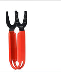 Orange cast iron adjustable pipe wrench measuring 250mm (10 inches) in length.