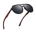 Polarized sunglasses with PC frame and lens, UV400 protection, colour options black blue brown grey