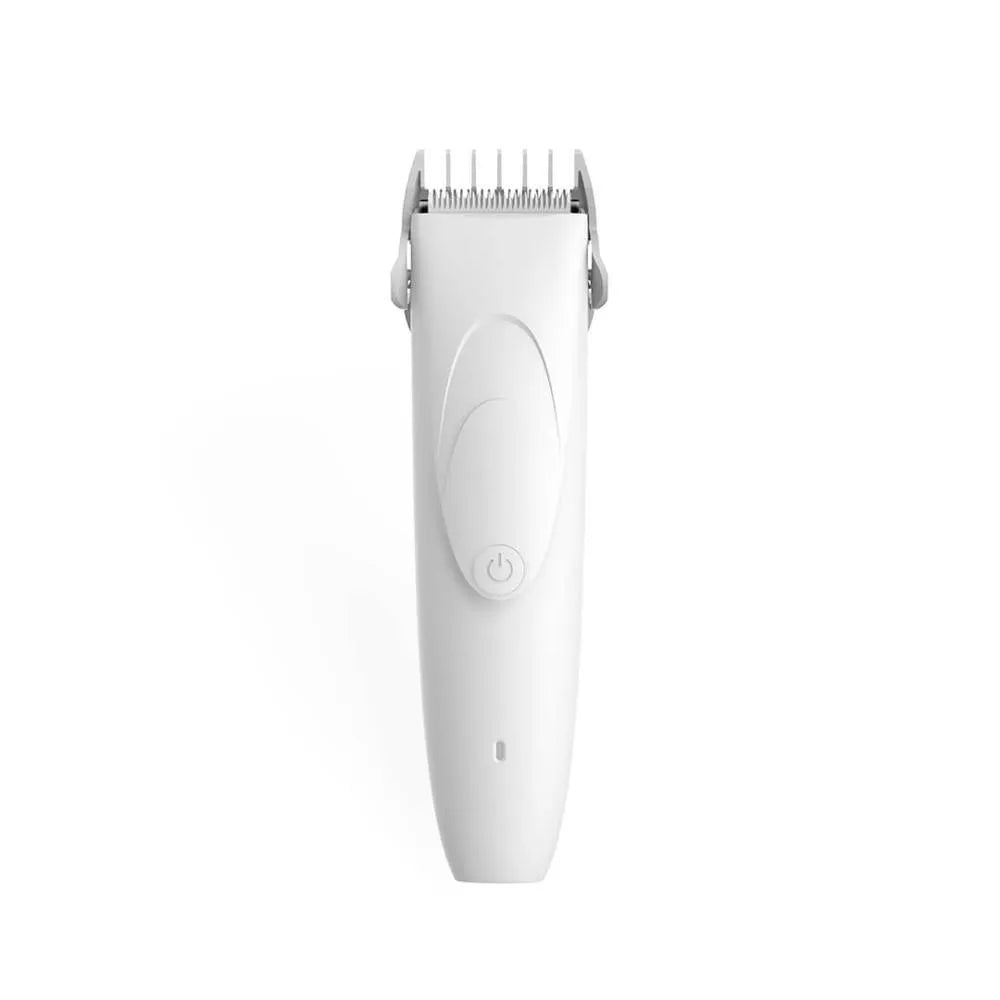 White Pawbby MG-HC001 cordless pet shaver, 190g ABS body, with adjustable comb and USB cable