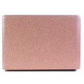 Imitation leather protective case for MacBook notebooks in gold, grey, pink, and silver colours