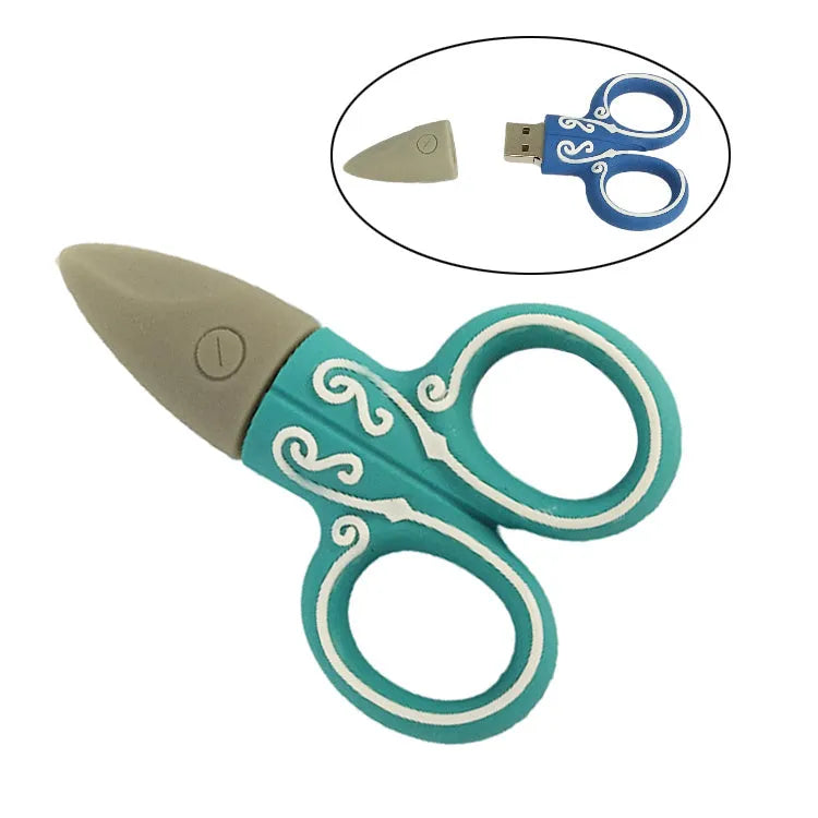 Silicone USB flash drive with protective cover, compact PVC body, available in 2GB to 128GB capacities