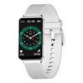 EP08 smart glucose bracelet in black gold silver colours with TPU strap and USB charger