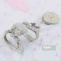 T-shaped cloth cat pulling rope toy in beige colour for interactive play sessions