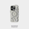 Leather iPhone case for 13 14 15 16 series in black pink or white colours