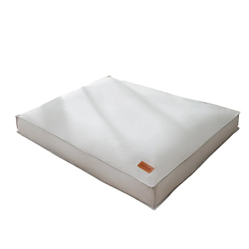 Waterproof dog bed in High-grade Gray with memory cloth surface and non-slip bottom, size XL