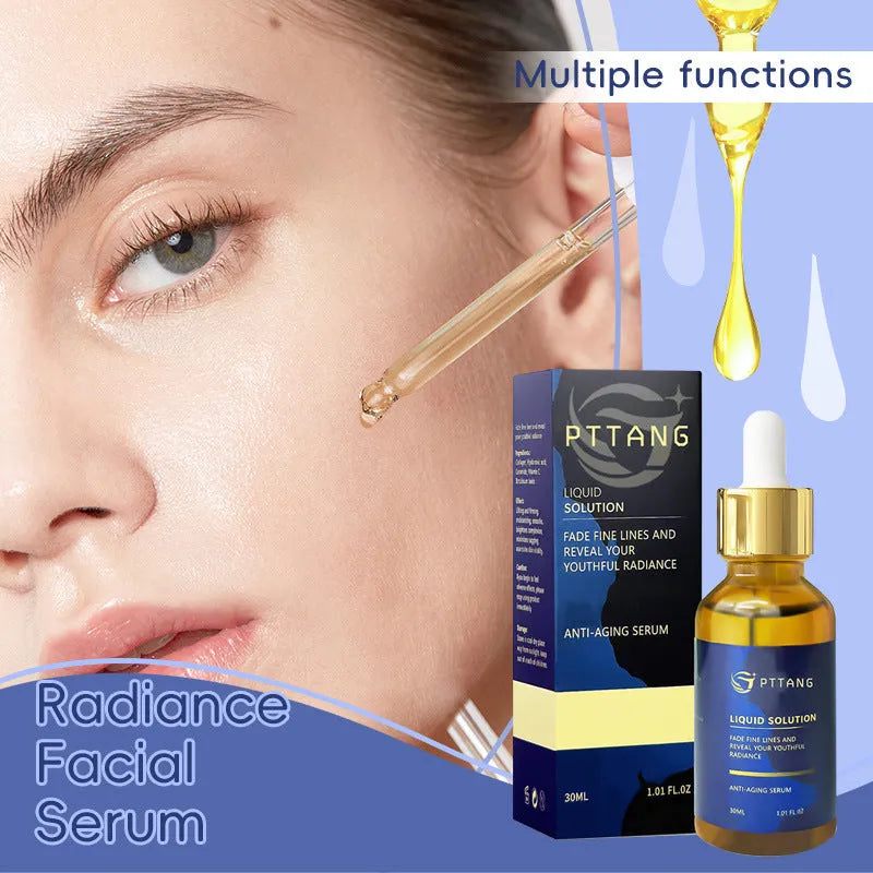 Glorious Facial Liquid moisturising care solution in compact 10.1x3.3x3.3cm bottle for facial skincare