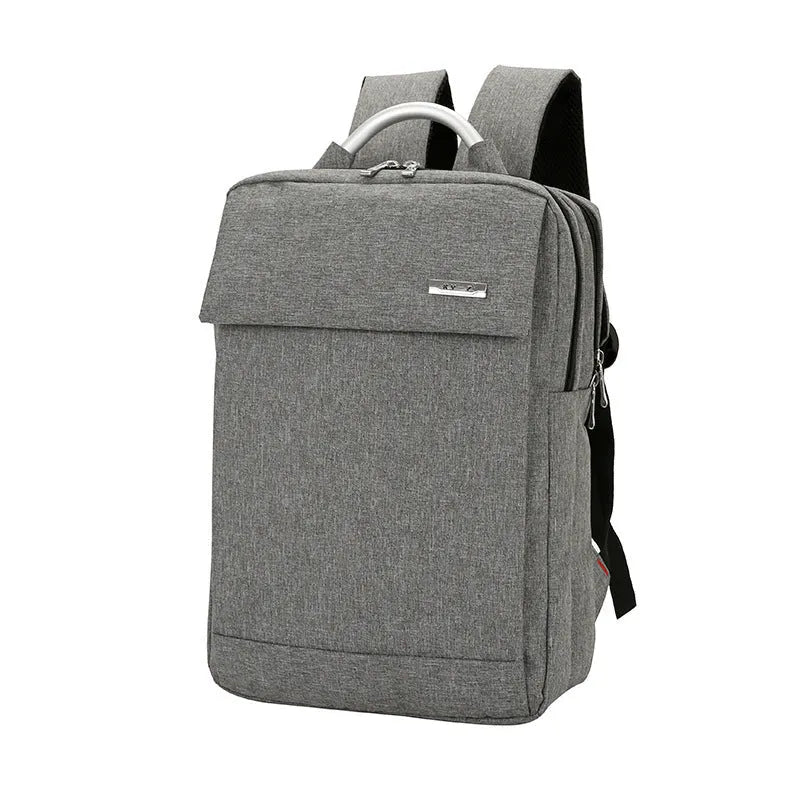 Nylon double shoulder business knapsack for 15 inch notebook PC with ID bag and mobile phone bag, available in four colours