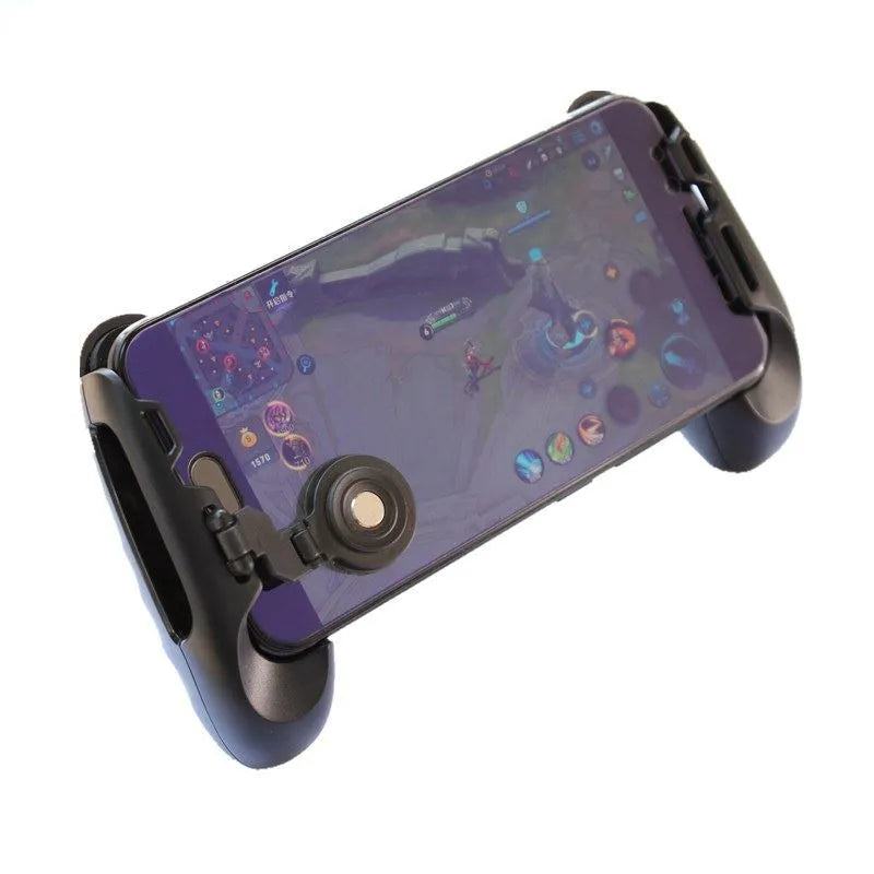 Pink gamepad with rocker grip and suspended heat dissipation design for Android iOS PC