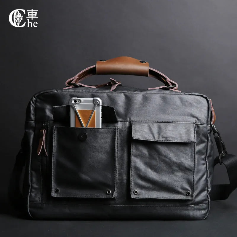 Dpark black single shoulder laptop bag for a 15 inch Lenovo laptop