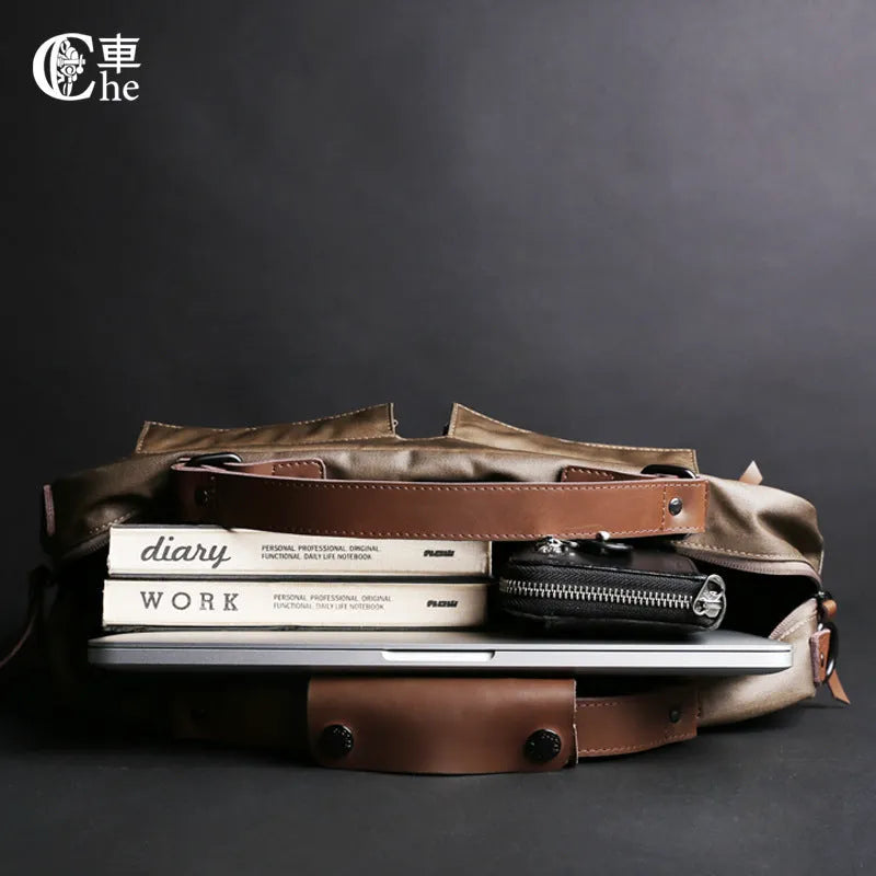 Dpark black single shoulder laptop bag for a 15 inch Lenovo laptop