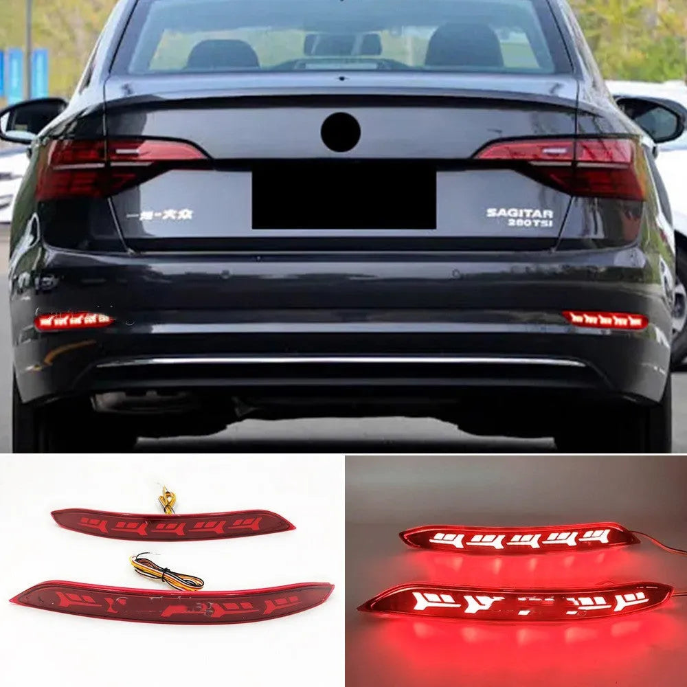 Volkswagen Sagitar rear bumper LED light with water flow animation for 2019-2021 models