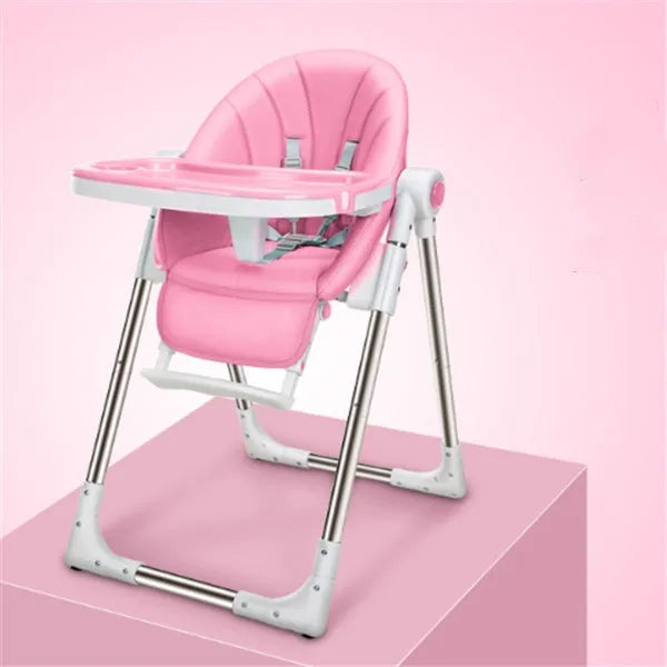 Baby high chair for toddlers 24 months and older in blue colour with stable anti-fall design