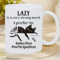 Creative ceramic thermal transfer mark mug with 11oz capacity and picture design
