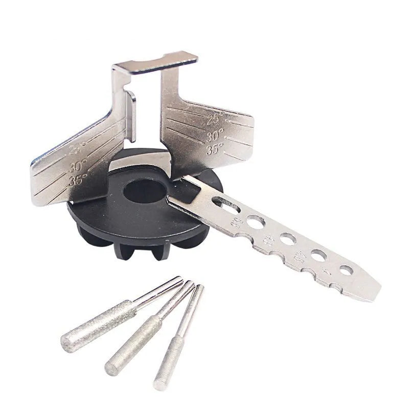 Silver electric chain grinding machine for band saw blades with 20mm metal construction