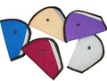 Child car seat belt adjuster in Oxford fabric, triangular, approx. 22 x 15cm, 27g, for kids over 4 years or 15kg