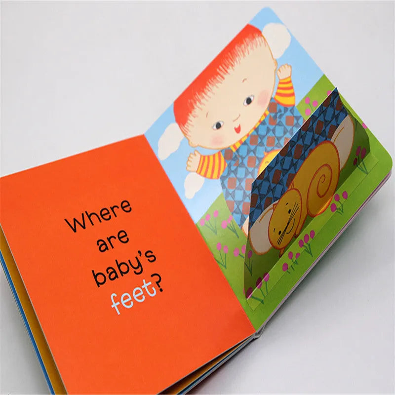 Where is the Belly Button cardboard picture book by Karen Katz front cover 19x16.5cm