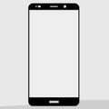 HUAWEI Mate 10 toughened glass screen protector in Black, Gold, or White colours showing full screen coverage