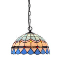 European retro baroque style abstract chandelier with a coloured glaze finish.