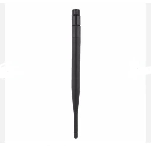 Wireless signal intensifier with flexible rubber 5dBi antenna and SMA male connector for 2.4GHz WiFi