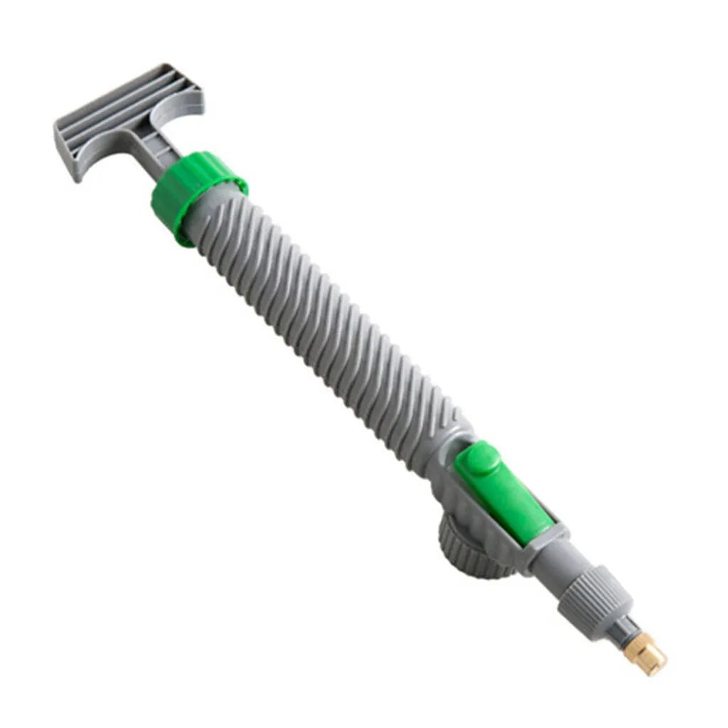 Universal watering sprayer nozzle attachment for plastic beverage bottles with 30cm tube