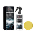 Car interior refurbishment cleaner kit with 100ml bottle and sponge applicator for fabric upholstery